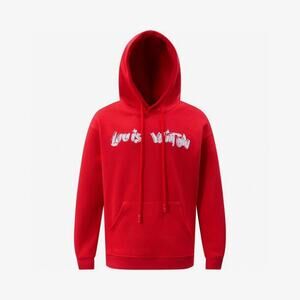 Louis Vuitton 24SS Logo Print Hoodie Red Size M